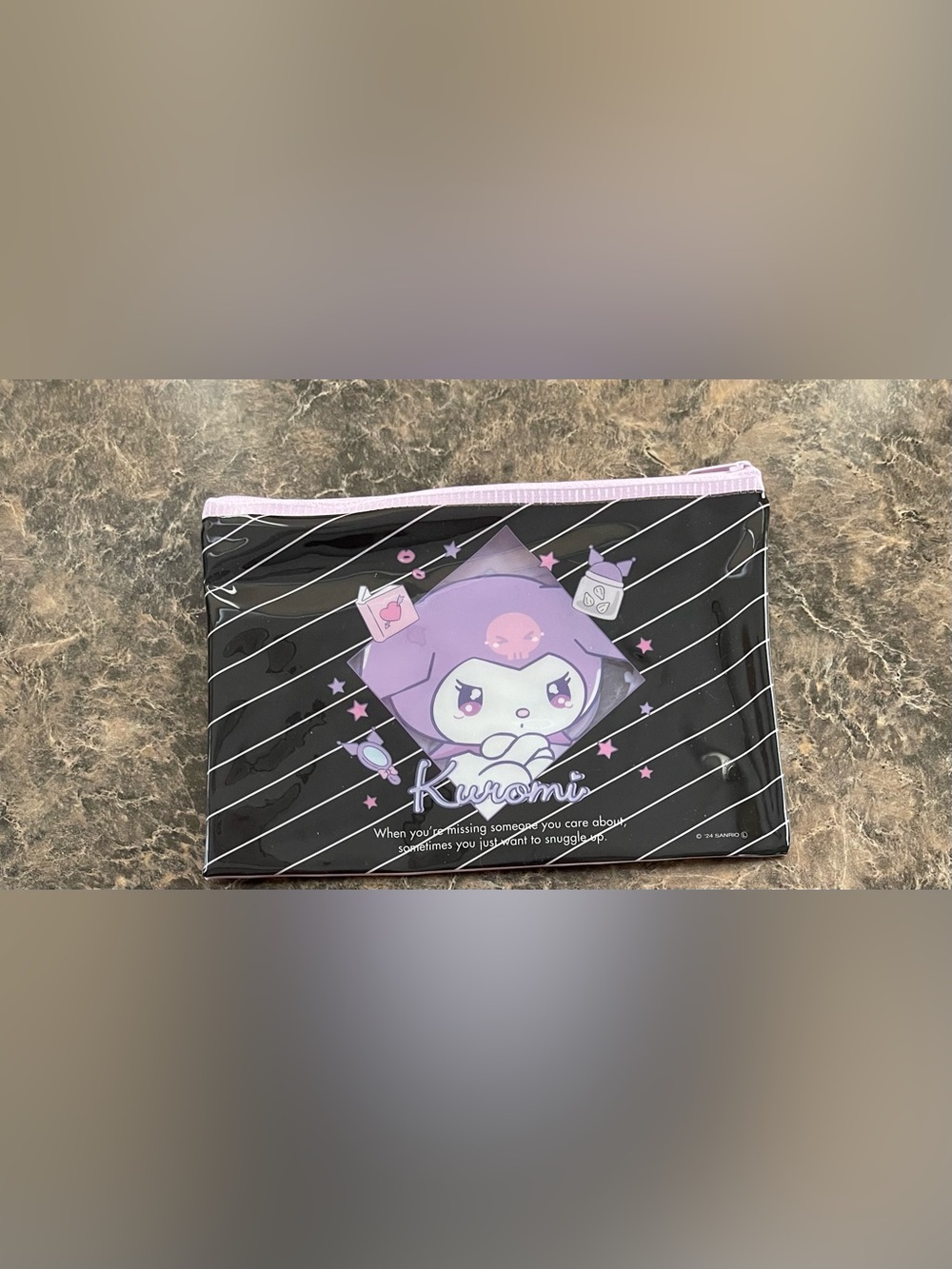 Kuromi and My Melody Zipper Pouch